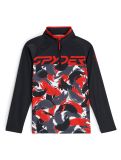 Miniaturansicht Spyder, Camo 1/2 Zip Pullover Kinder Spyder Red rot 