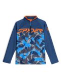 Miniaturansicht Spyder, Camo 1/2 Zip Pullover Kinder True Navy blau 