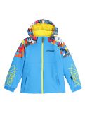 Miniaturansicht Spyder, Challenger Skijacke Kinder Yeti Camo Aether Blue blau 