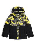 Miniaturansicht Spyder, Impulse Synthetic Down Skijacke Kinder Camouflage Acid Yellow gelb, schwarz 