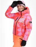 Miniaturansicht Superdry, Hooded Ski Boxy Puffer Skijacke Damen Brush Camo Coral rosa 