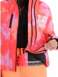 Miniaturansicht Superdry, Hooded Ski Boxy Puffer Skijacke Damen Brush Camo Coral rosa 