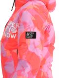 Miniaturansicht Superdry, Hooded Ski Boxy Puffer Skijacke Damen Brush Camo Coral rosa 