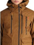 Miniaturansicht Superdry, Ski Peak Rescue Skijacke Herren Tobacco Brown Marl braun 