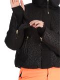 Miniaturansicht Superdry, Ski Slalom Puffer Skijacke Damen Superdry Monogram Black Luxe schwarz, weiß 