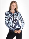 Miniaturansicht Toni Sailer, Wieka Print Pullover Damen Blue Frost blau 