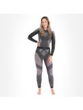 Miniaturansicht Unleash your Nature, Evolutyon UW Pants Long Melange Thermohose Damen anthracite grau, rosa 