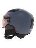 Miniaturansicht Uvex, Hlmt 600 Visor Skihelm mit Visier Unisex dark slate grau 