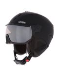 Miniaturansicht Uvex, Instinct Visor Skihelm mit Visier Unisex Black Matt / Mirror Silver schwarz 