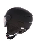 Miniaturansicht Uvex, Instinct Visor Skihelm mit Visier Unisex Black Matt / Mirror Silver schwarz 