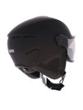 Miniaturansicht Uvex, Instinct Visor Skihelm mit Visier Unisex Black Matt / Mirror Silver schwarz 