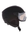 Miniaturansicht Uvex, Instinct Visor Skihelm mit Visier Unisex Black Matt / Mirror Silver schwarz 