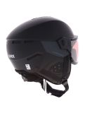 Miniaturansicht Uvex, Instinct Visor Pro V Skihelm mit Visier Unisex Black Matt / Silver schwarz 