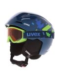 Miniaturansicht Uvex, Viti Set + Speedy Pro Skihelm Kinder Blue Puzzle blau 