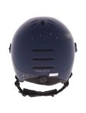 Miniaturansicht Uvex, Wanted Visor Women Edition Skihelm mit Visier Unisex Polar Sparkle / Mirror Gold blau 