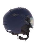 Miniaturansicht Uvex, Wanted Visor Women Edition Skihelm mit Visier Unisex Polar Sparkle / Mirror Gold blau 