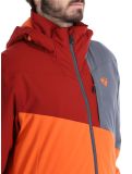 Miniaturansicht Ziener, Timpa Skijacke Herren Burnt Orange grau, orange, rot 