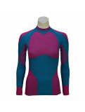 Miniaturansicht Craft Keep Warm Thermo Shirt LS Damen, rose-türkis