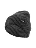 Miniaturansicht Poederbaas, Royal Rib Series Beanie Mütze Unisex antraciet grau 