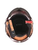 Miniaturansicht Kask, Elite Pro Skihelm, carbon braun-gold mirror visier