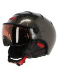 Miniaturansicht Kask, Elite pro, Skihelm mit Visier, carbon schwarz