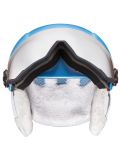 Miniaturansicht Uvex, Hlmt 400 Visor Style Skihelm mit Visier OTG cloudy mat blau 