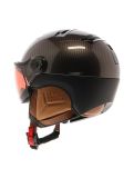 Miniaturansicht Kask, Piuma-R Elite Skihelm mit Visier Unisex Carbon/Brown braun, schwarz 