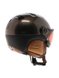 Miniaturansicht Kask, Piuma-R Elite Skihelm mit Visier Unisex Carbon/Brown braun, schwarz 