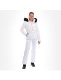 Miniaturansicht Poivre Blanc, Skijacke, Damen, weiß mit Gürtel