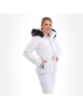 Miniaturansicht Poivre Blanc, Skijacke, Damen, weiß mit Gürtel