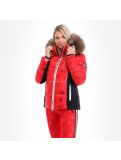 Miniaturansicht Sportalm, Skijacke, Damen, rot mit Muster