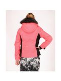 Miniaturansicht Superdry, Snow Puffer Skijacke, Damen, fluro koralle/schwarz 