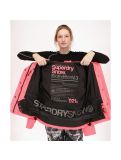 Miniaturansicht Superdry, Snow Puffer Skijacke, Damen, fluro koralle/schwarz 