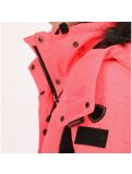 Miniaturansicht Superdry, Snow Puffer Skijacke, Damen, fluro koralle/schwarz 