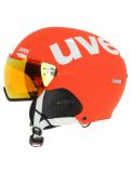 Miniaturansicht Uvex, HLMT 500 Visier Skihelm, matt orange