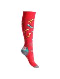 Miniaturansicht Deluni, Joyride Skisocken Unisex Socks On Socks Red rot 