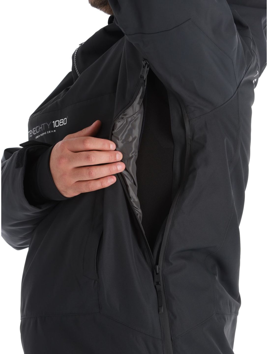 1080, Drake-T Winter Anorak Herren Black schwarz 