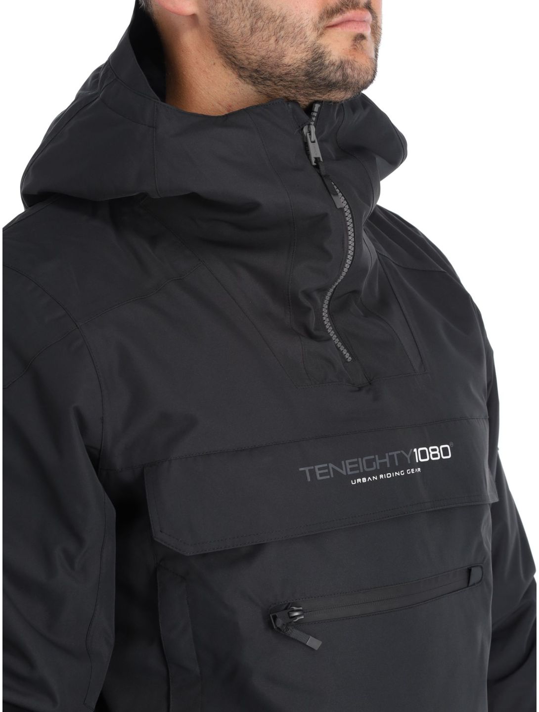 1080, Drake-T Winter Anorak Herren Black schwarz 