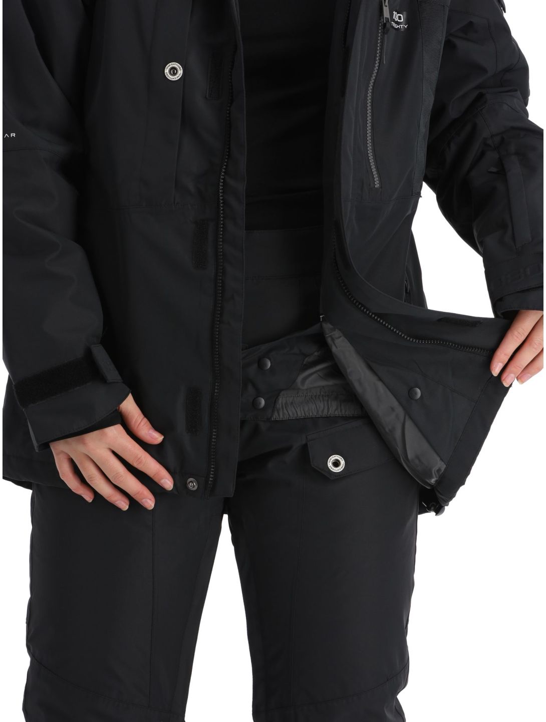 1080, Sharon-T Skijacke Damen Black schwarz 