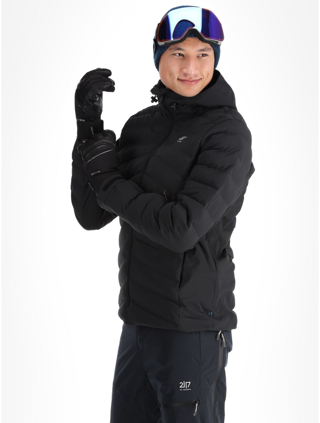 2117 of Sweden, Alip 3L Skijacke Herren Black schwarz 