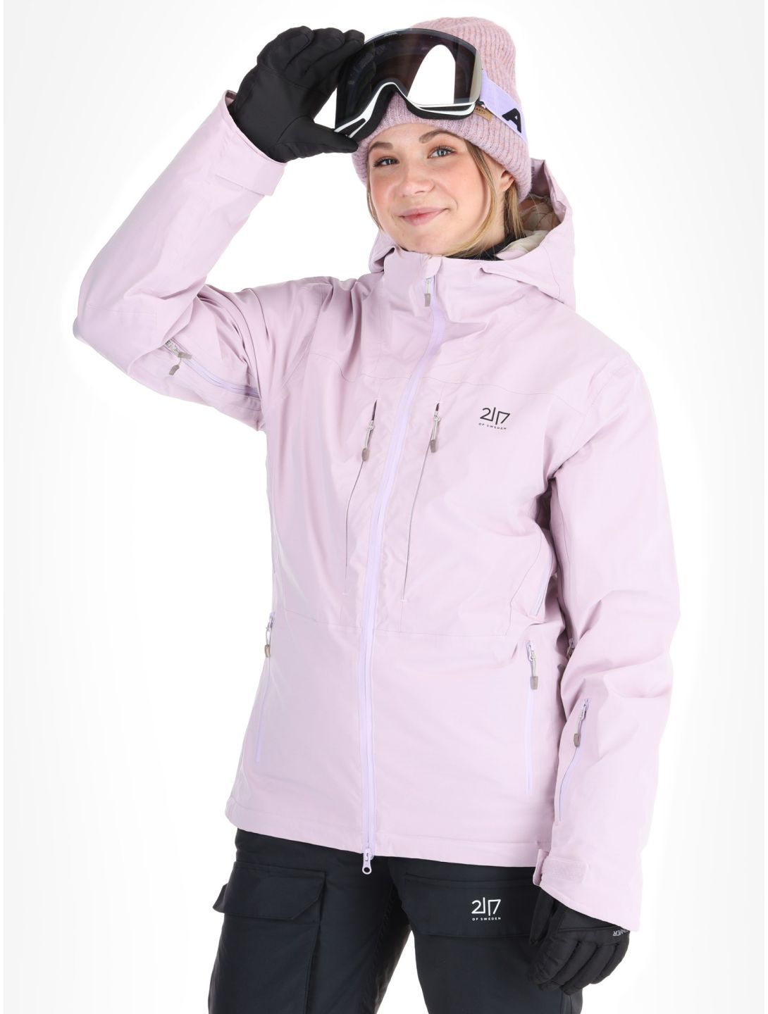 2117 of Sweden, Nausta Skijacke Damen Lavender violett 