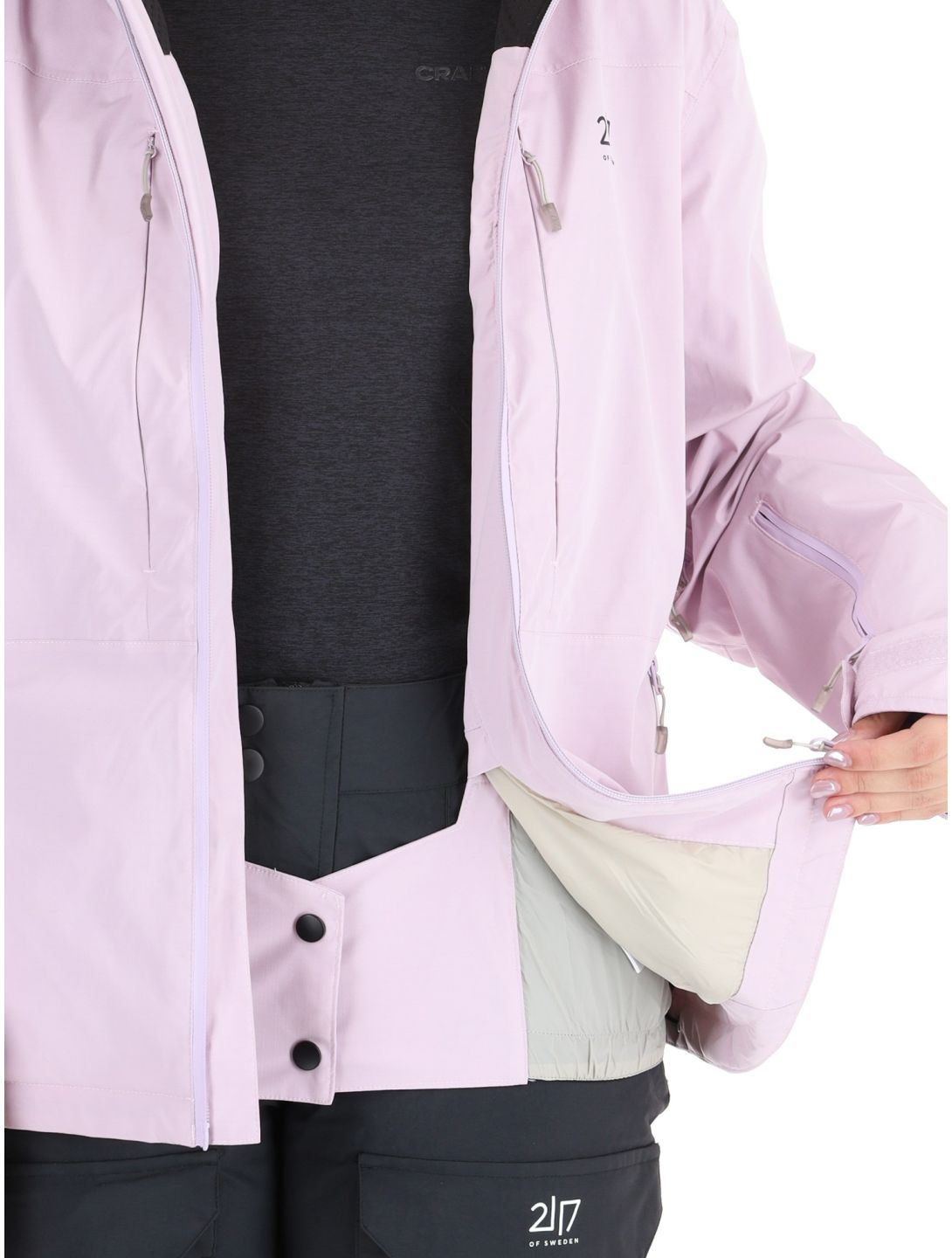 2117 of Sweden, Nausta Skijacke Damen Lavender violett 