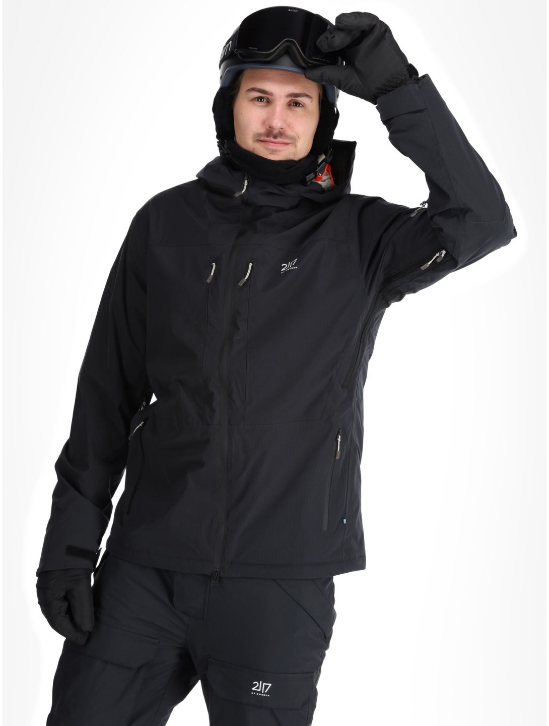 2117 of Sweden, Nausta Skijacke Herren Black schwarz 