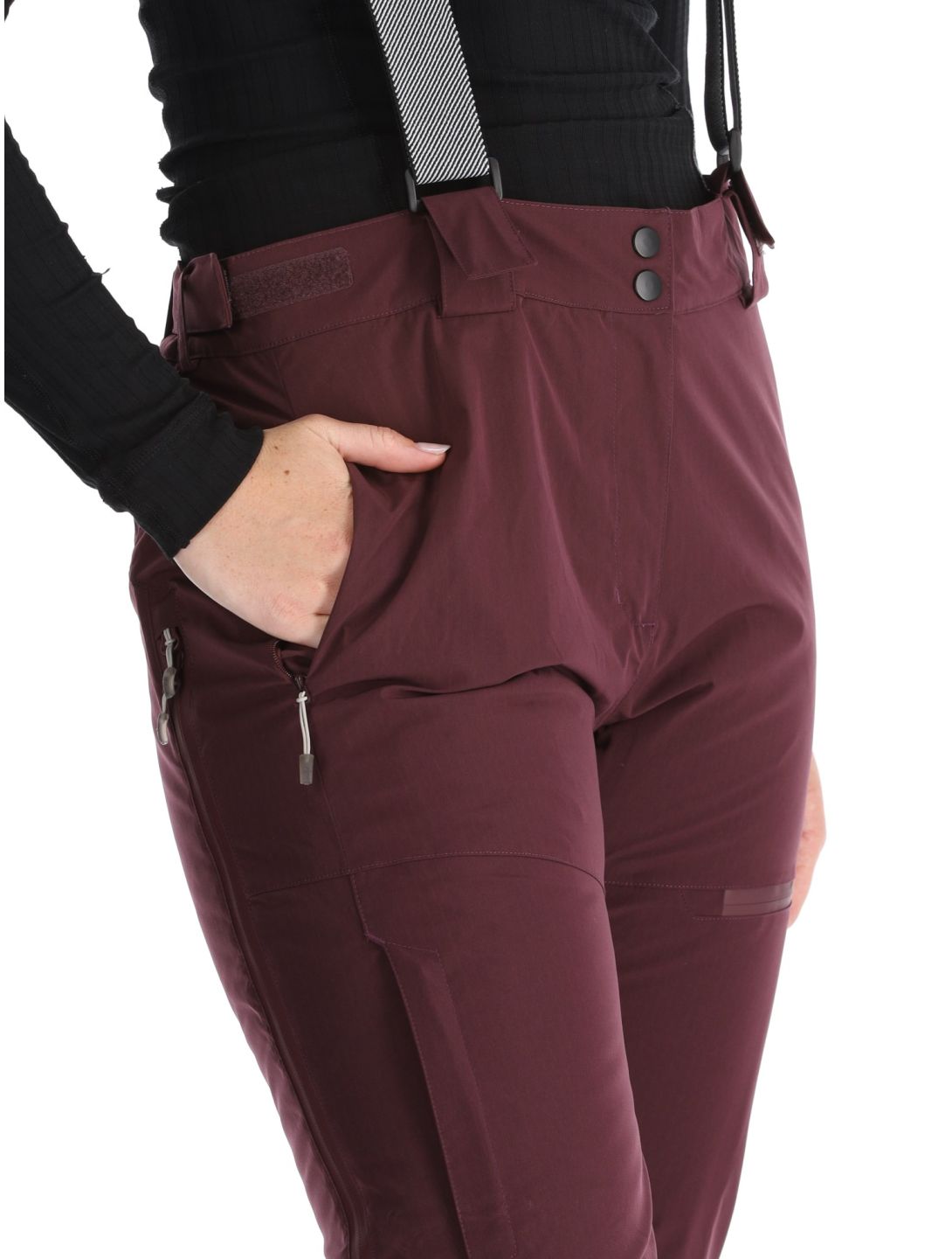 2117 of Sweden, Nausta Skihose Damen Dk Plum violett 