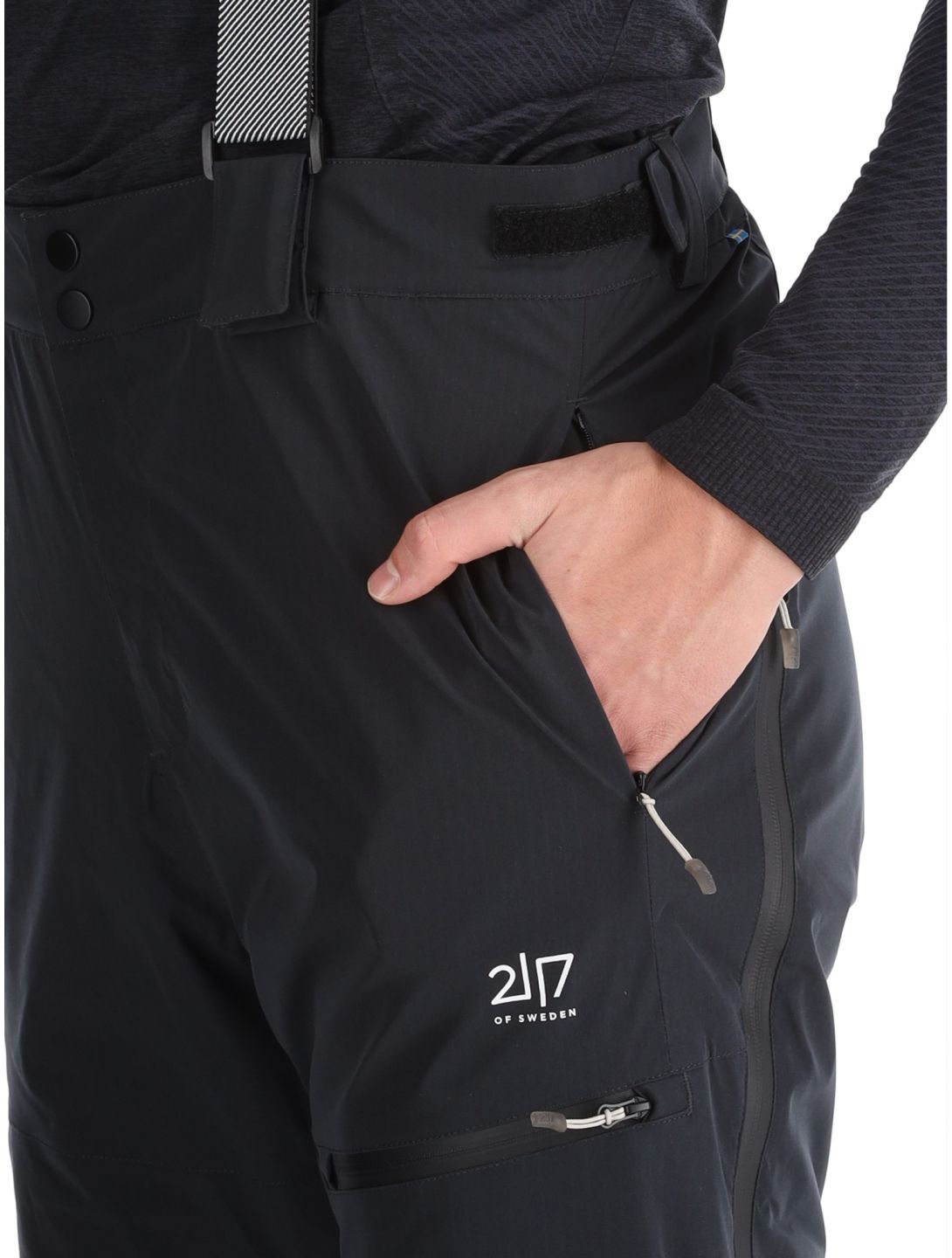 2117 of Sweden, Nausta Skihose Herren Black schwarz 