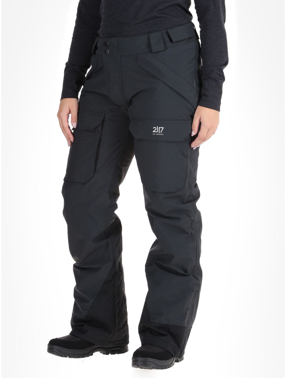 2117 of Sweden, Nelkerim Skihose Damen Black schwarz 