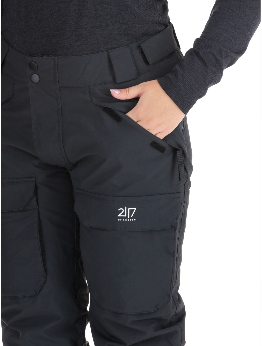 2117 of Sweden, Nelkerim Skihose Damen Black schwarz 