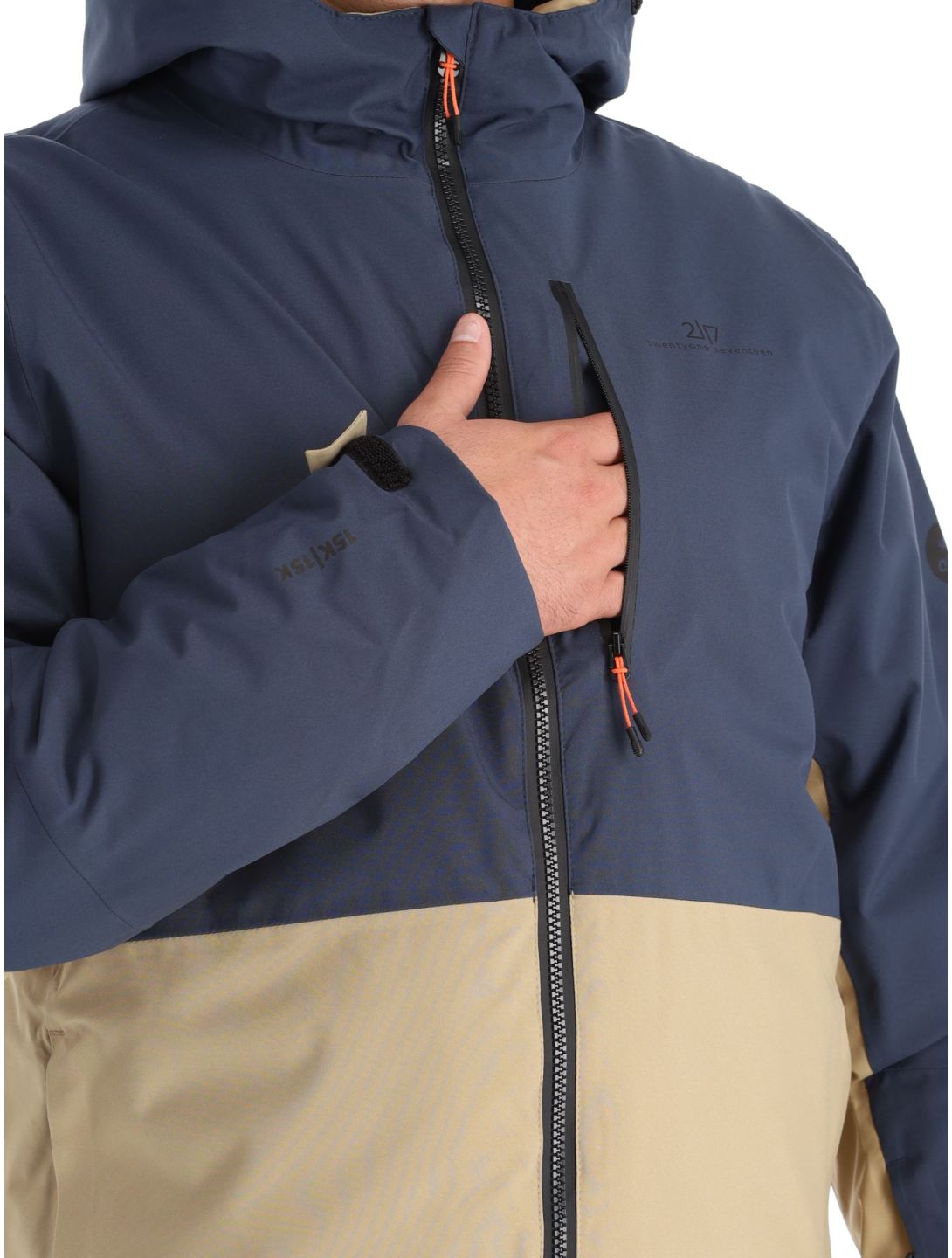 2117 of Sweden, Sala Jacket Skijacke Herren Navy beige, blau 