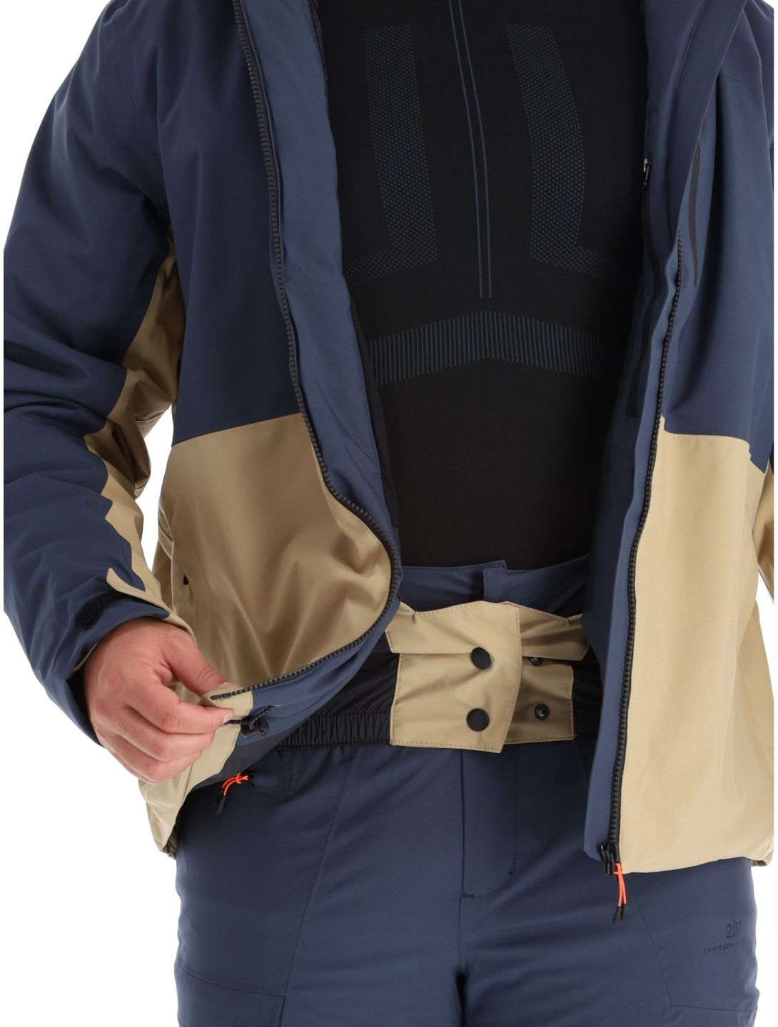 2117 of Sweden, Sala Jacket Skijacke Herren Navy beige, blau 