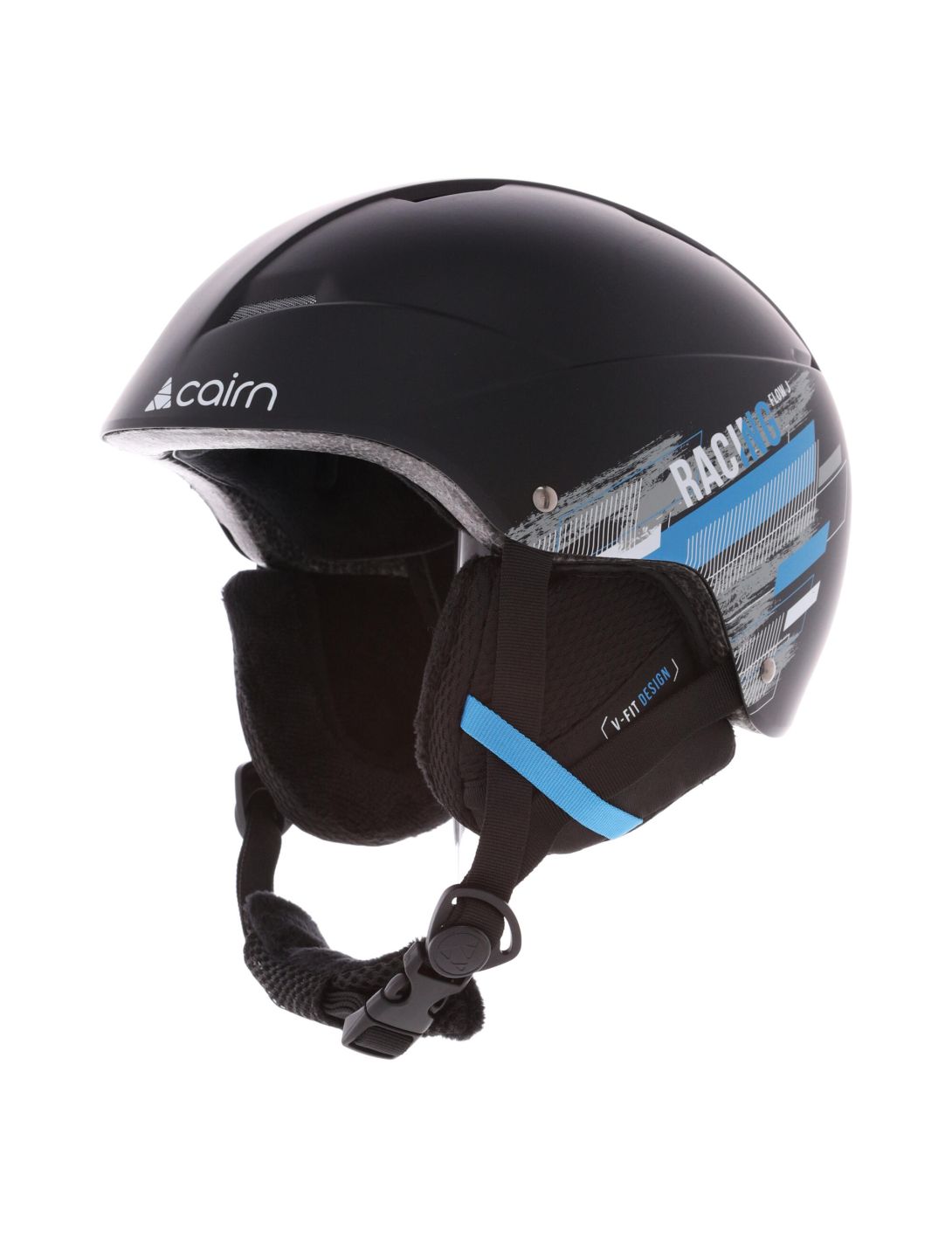 Cairn, Flow J Skihelm Kinder mat racing schwarz 